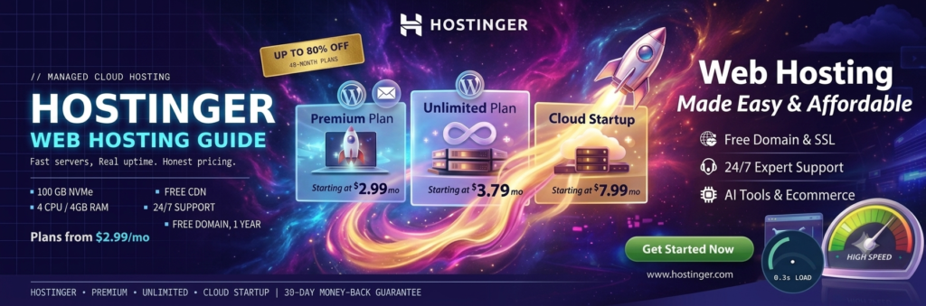 Hostinger Best Cheap Web Hosting Plans